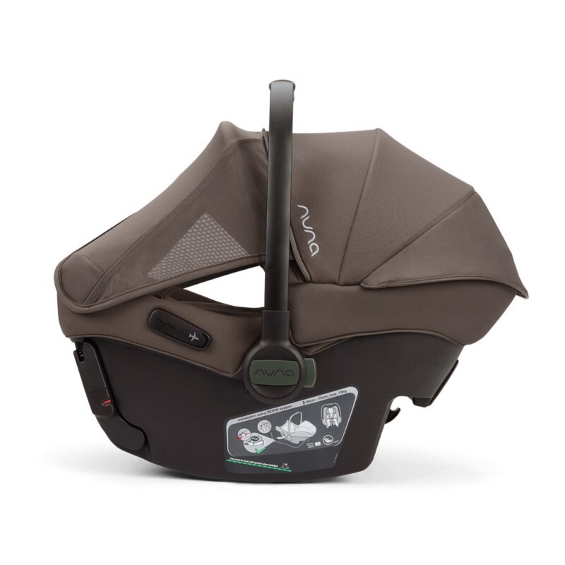 Nuna - Infant Car Seat - pipa™ urbn with built-in isofix basket (Chestnut)