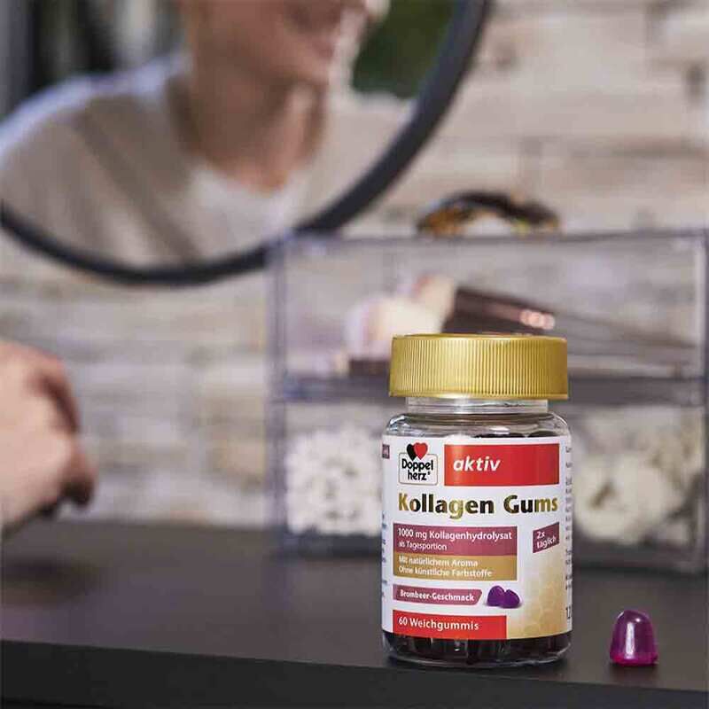 (預購商品) Doppelherz 多寶雙心 高單位膠原蛋白軟糖 黑莓口味 60錠入