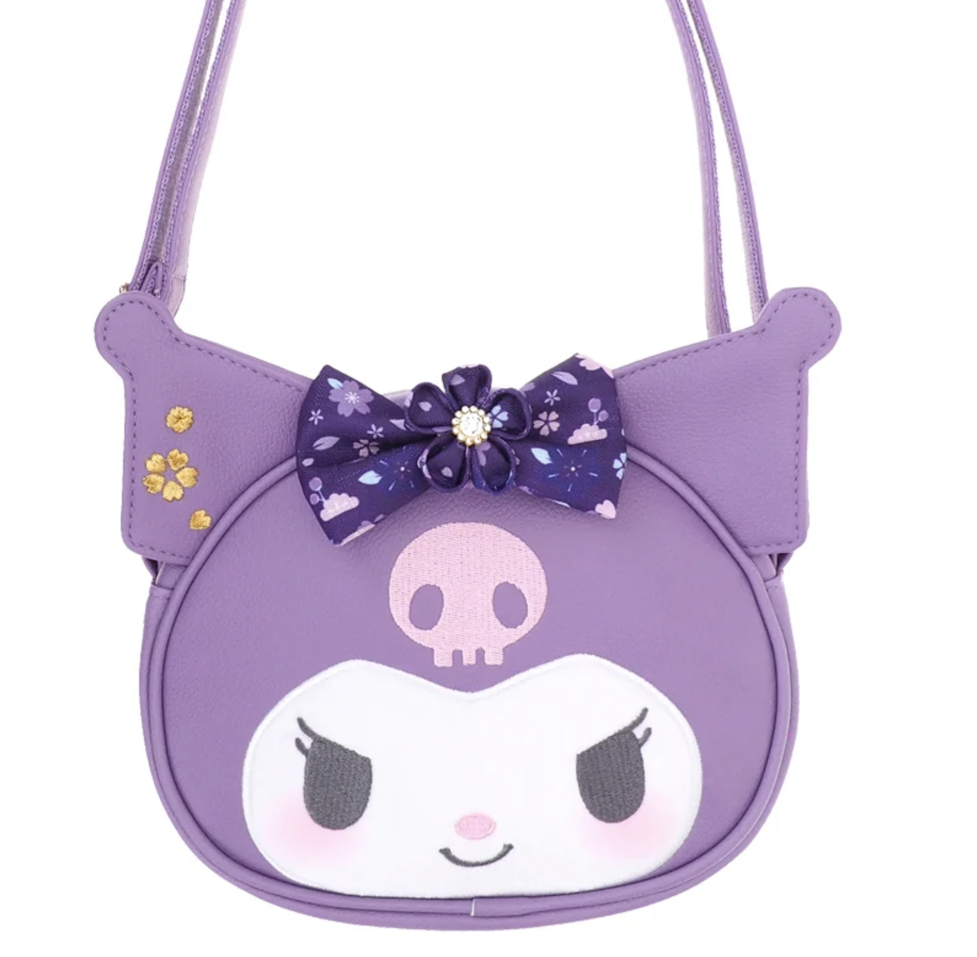 Kuromi CNY Plush Shoulder Bag 公仔頭型斜揹袋 9-8273-7