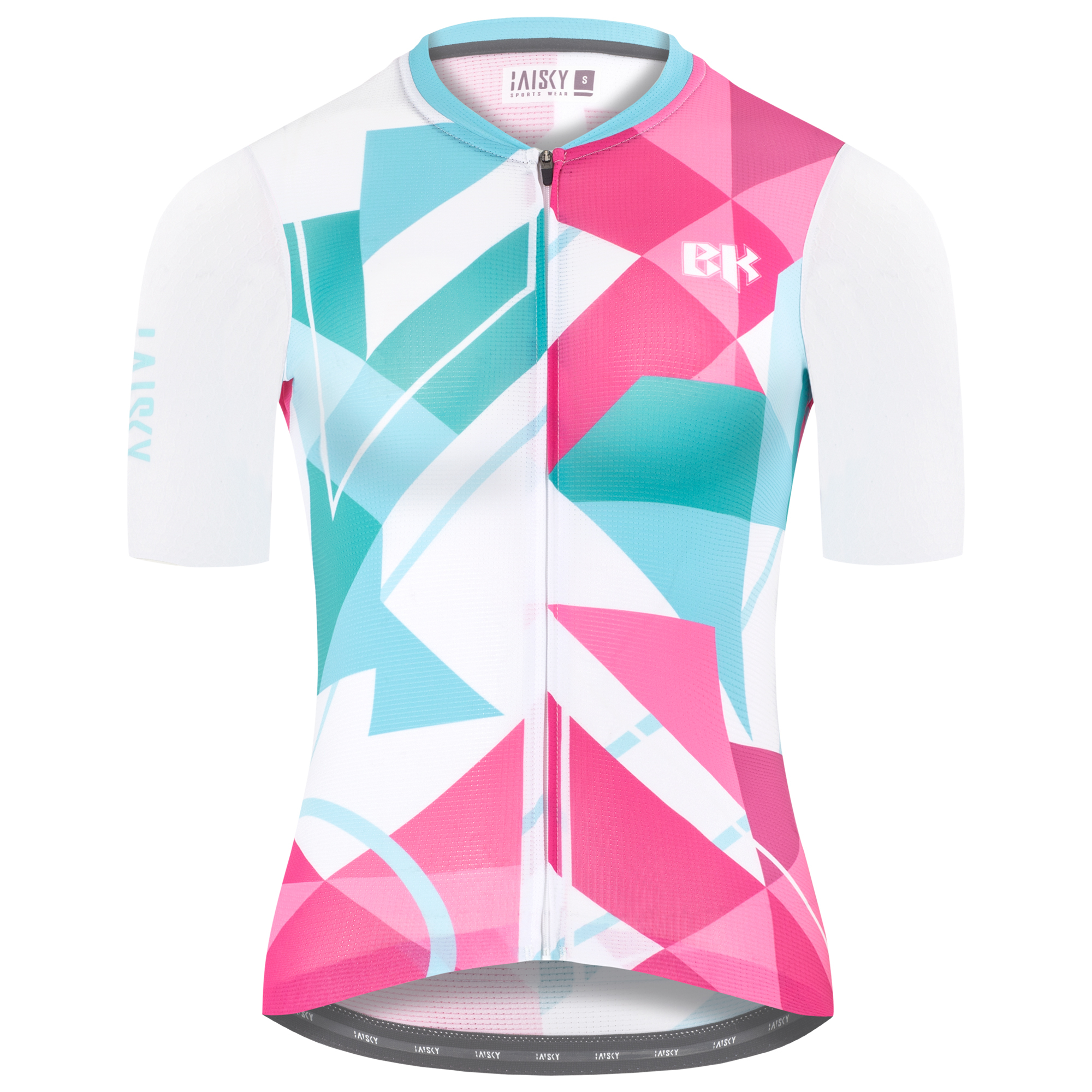 女款空力短車衣 樂活 粉