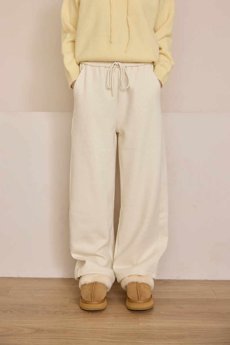 厚磅休閒抽繩棉褲