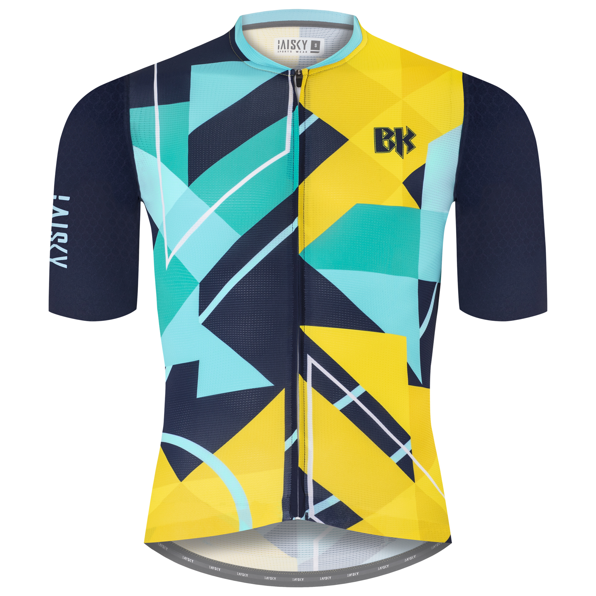 男款空力短車衣 樂活 藍