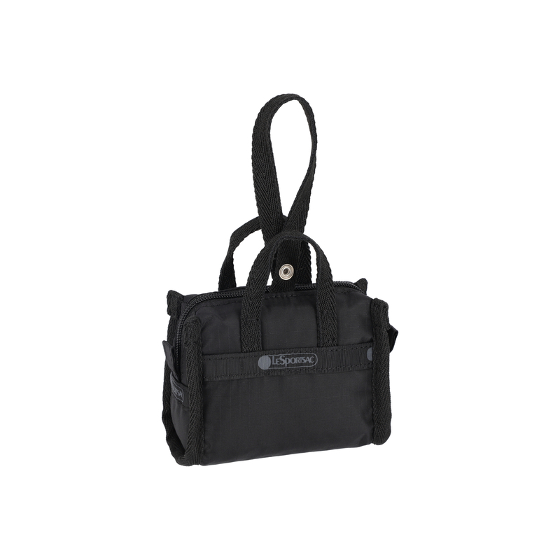 迷你旅行袋掛飾 (RECYCLED BLACK)