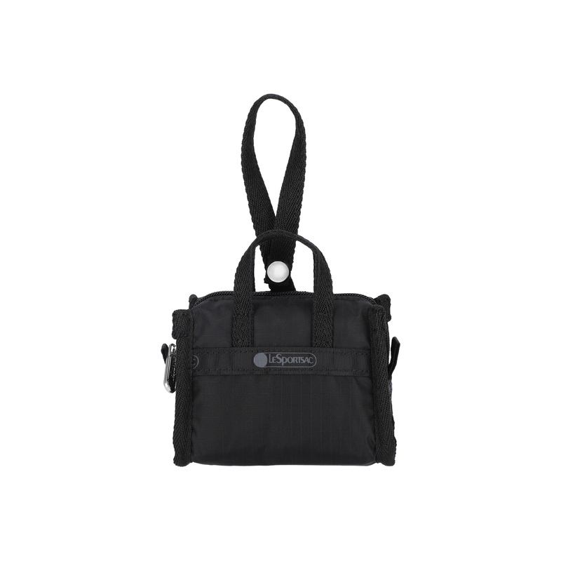 迷你旅行袋掛飾 (RECYCLED BLACK)