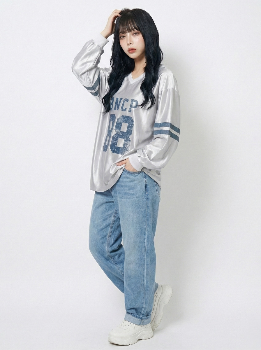 現貨 日本 CN BNCP Over Football Long TEE