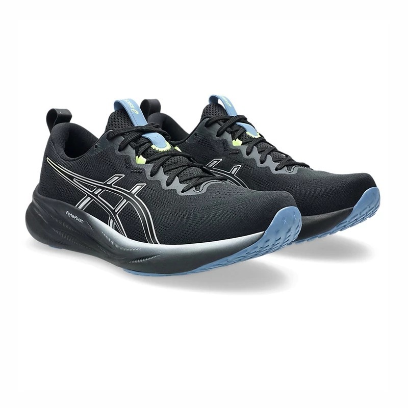 男鞋 ASICS GEL-PULSE 16 黑 緩震 支撐 拉環 透氣 運動 慢跑鞋【1011B962-005】