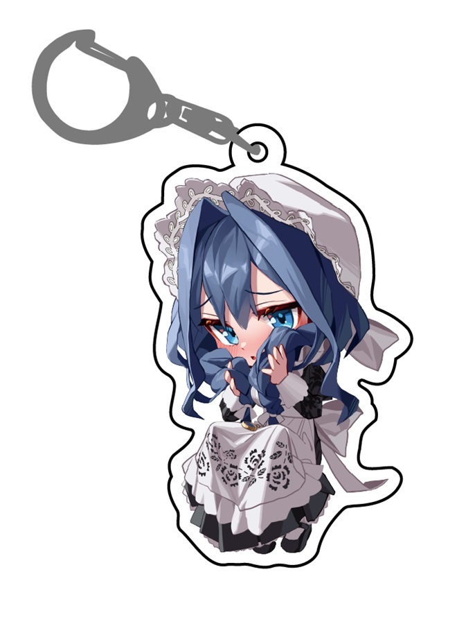 C107「同人代購」[Melonbooks代購」Maid Kronii Acrylic Keyring