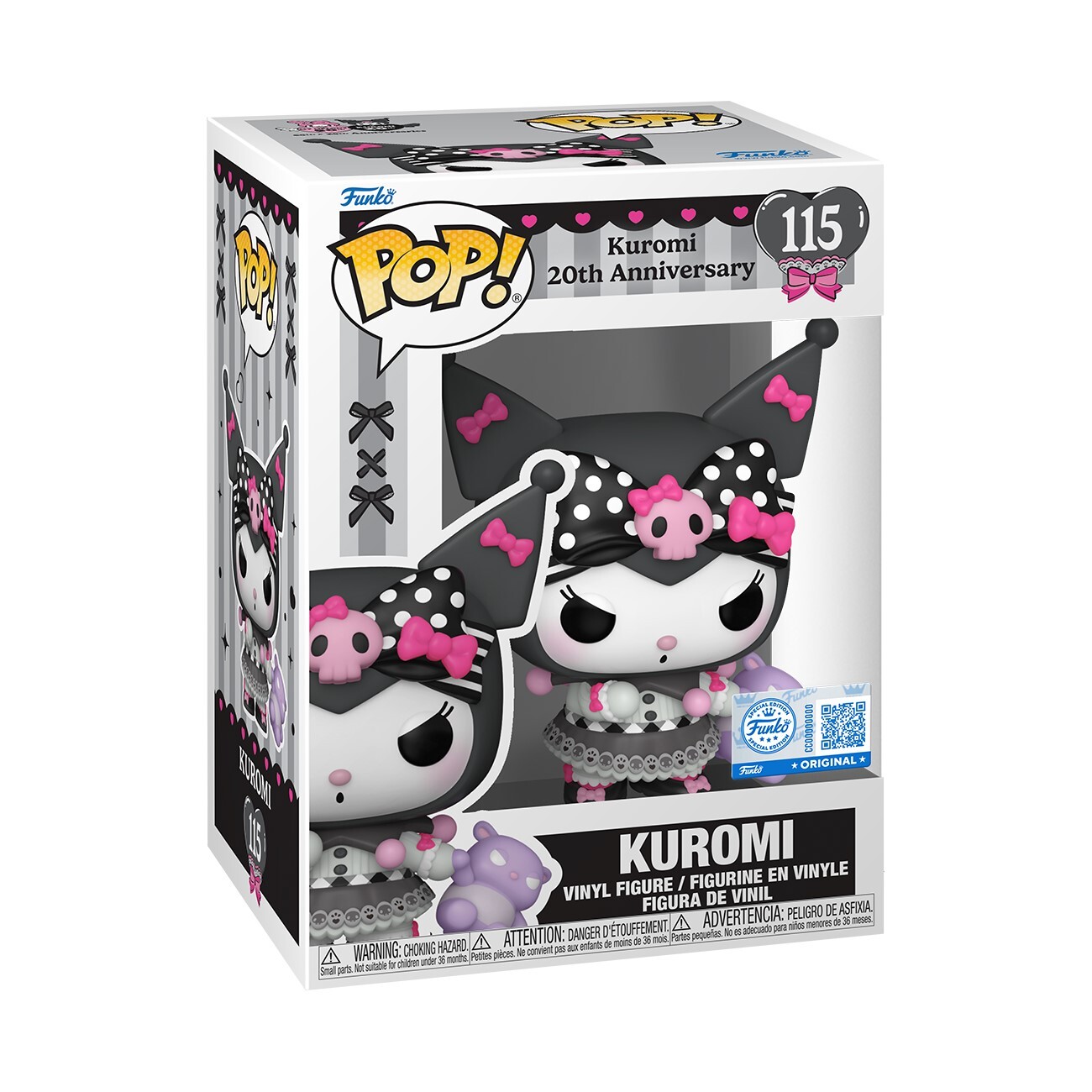 Funko POP!《Sanrio》Kuromi 與Baku (20週年華麗禮服Ver.)