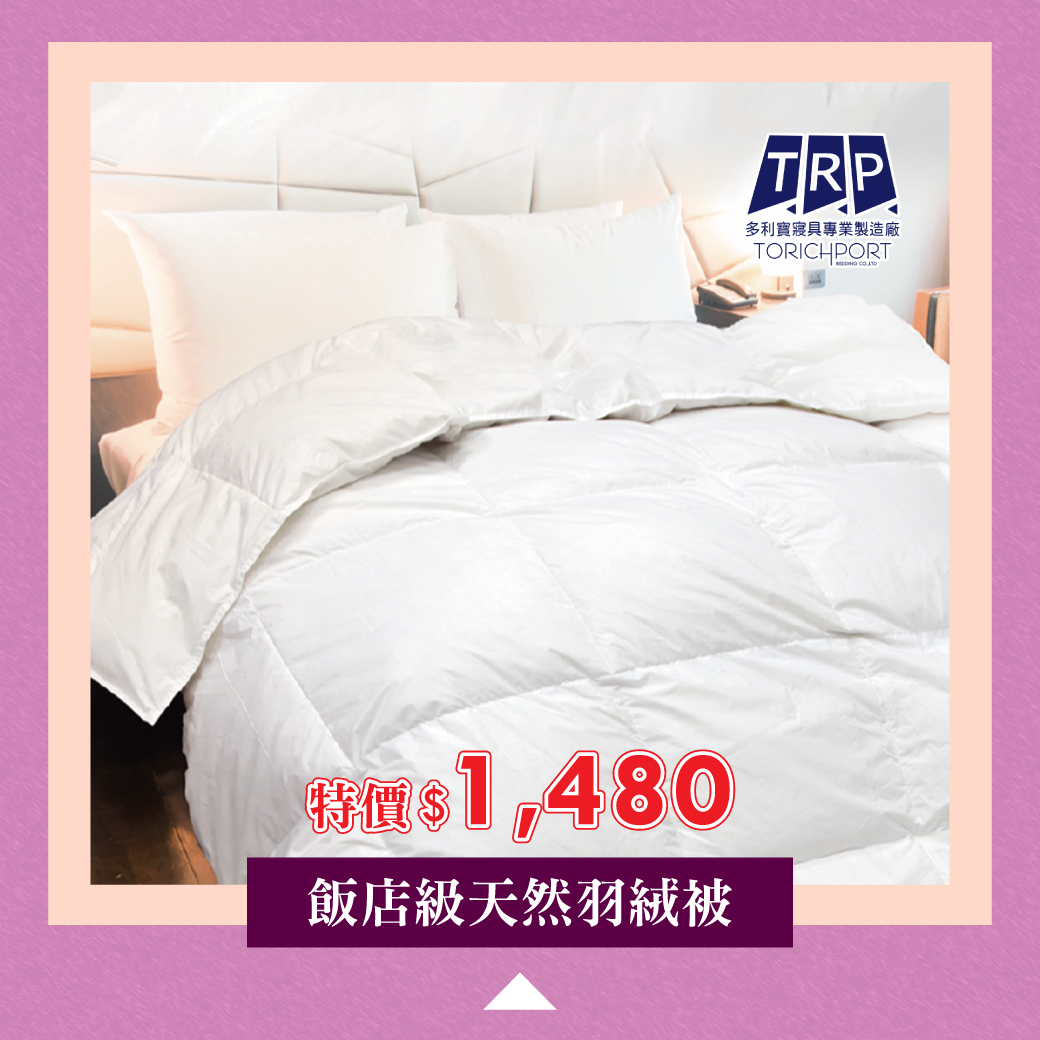 台南海馬品牌聯合特賣會-寢具特賣-天然羽絨被