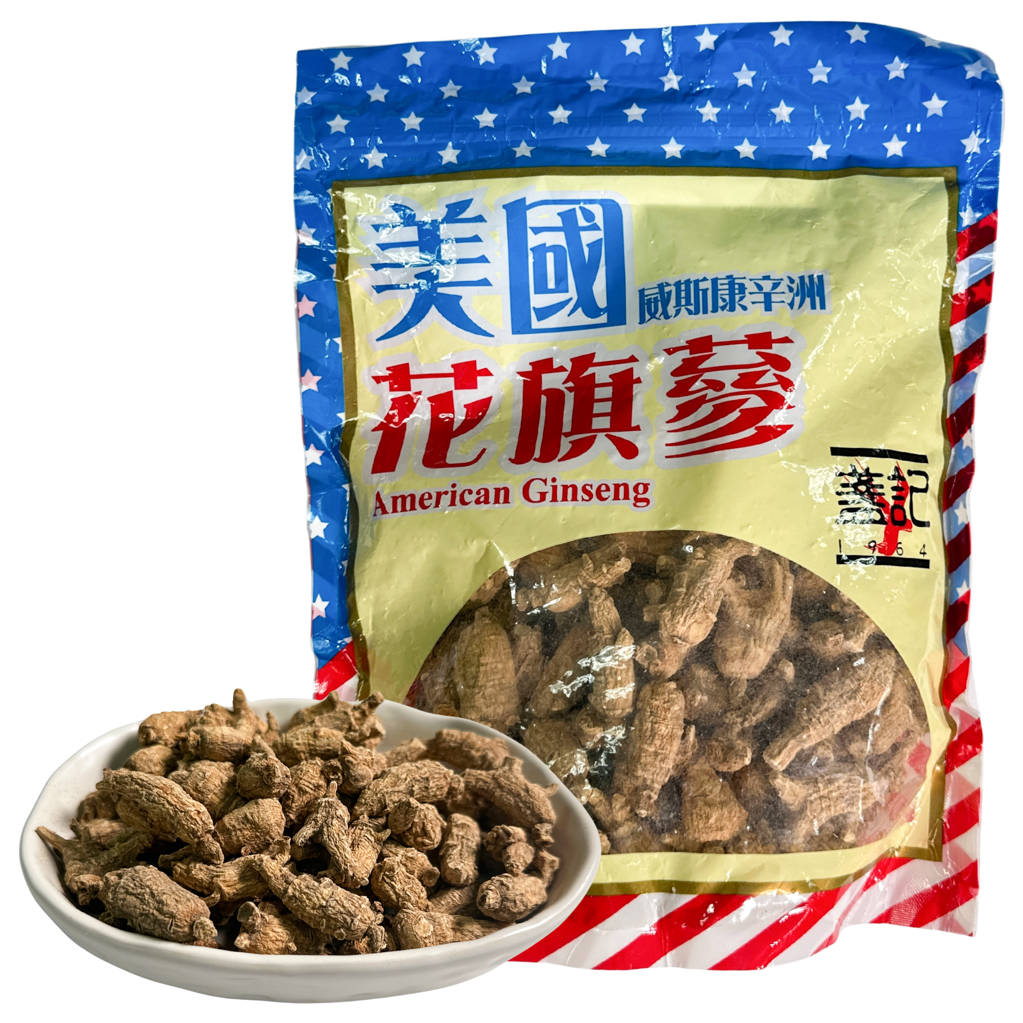 美國180粒泡蔘 (半斤裝)