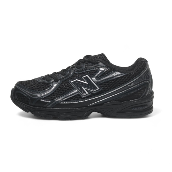NEW BALANCE 童鞋 NB 740 黑銀 鬆緊帶 親子款 中童 PZ740BM