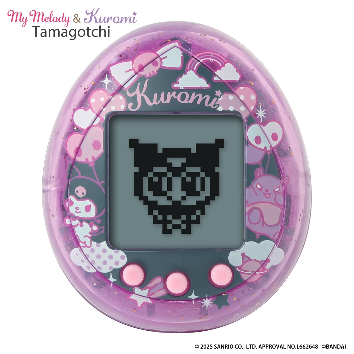 BANDAI My Melody & Kuromi 電子寵物 Kuromi版