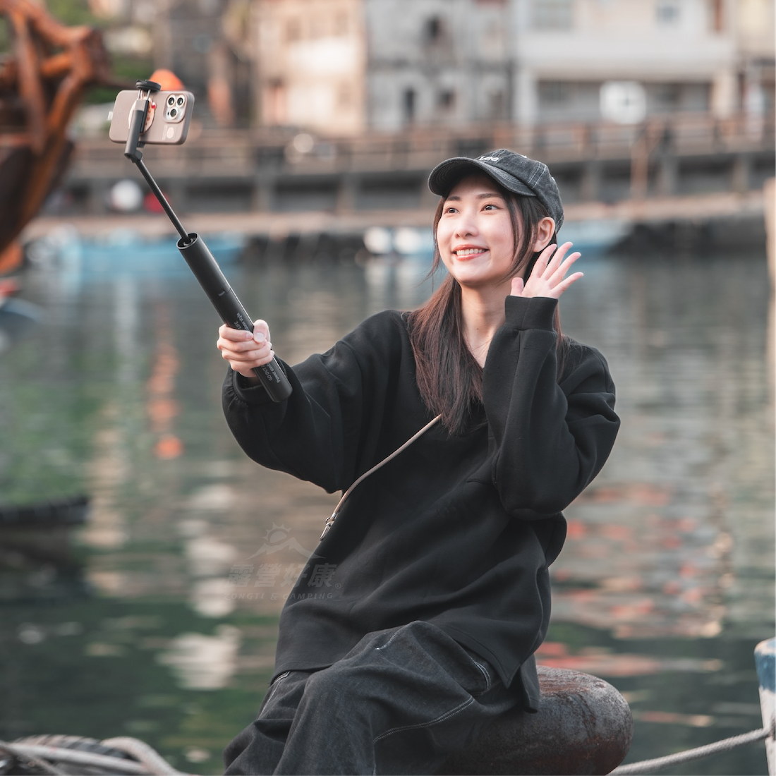 【ADAM】 充電式極限彈射藍芽自拍棒 ADMB-SF100 GI12