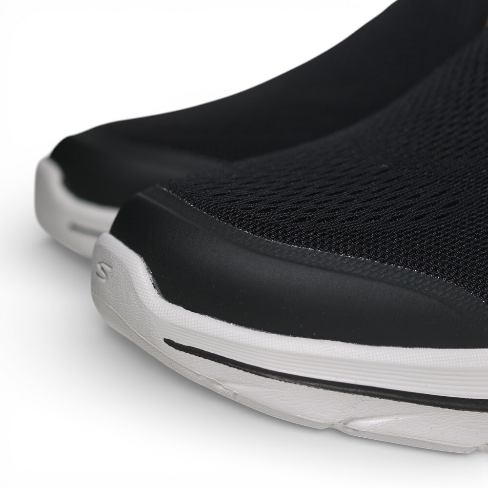 SKECHERS 休閒鞋 GO WALK 8 黑白 寬楦 瞬穿 懶人鞋 女 125942WBLK