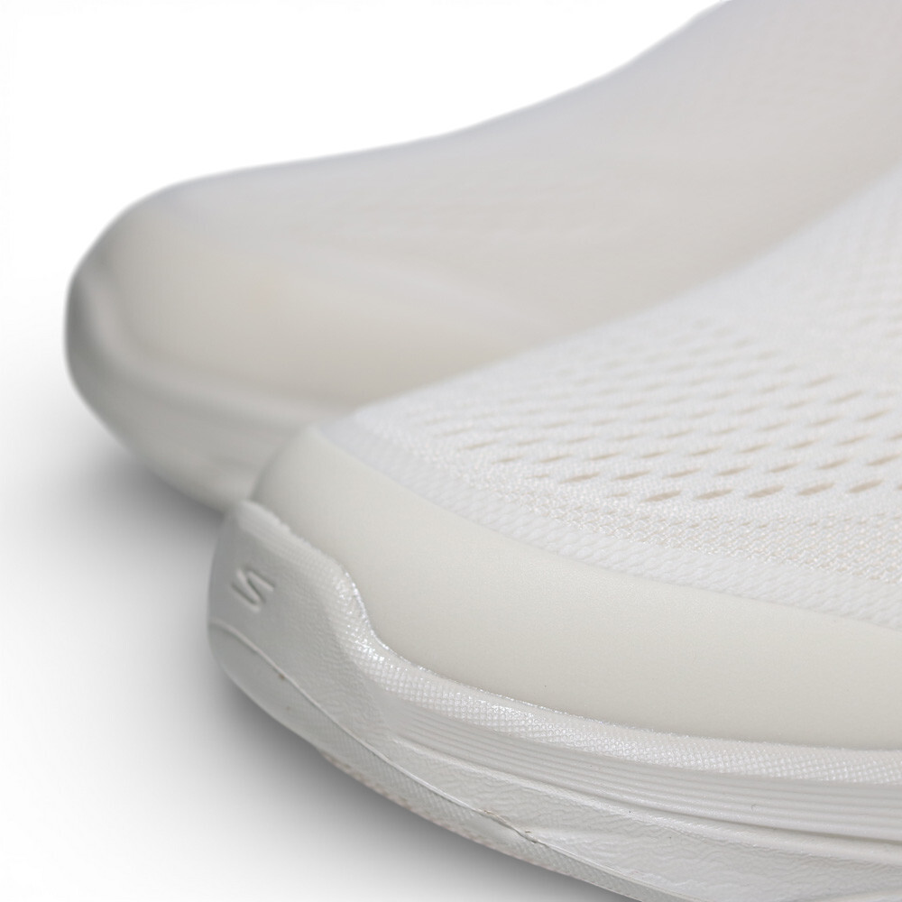 SKECHERS 休閒鞋 GO WALK 8 米白 寬楦 瞬穿 懶人鞋 女 125942WNAT