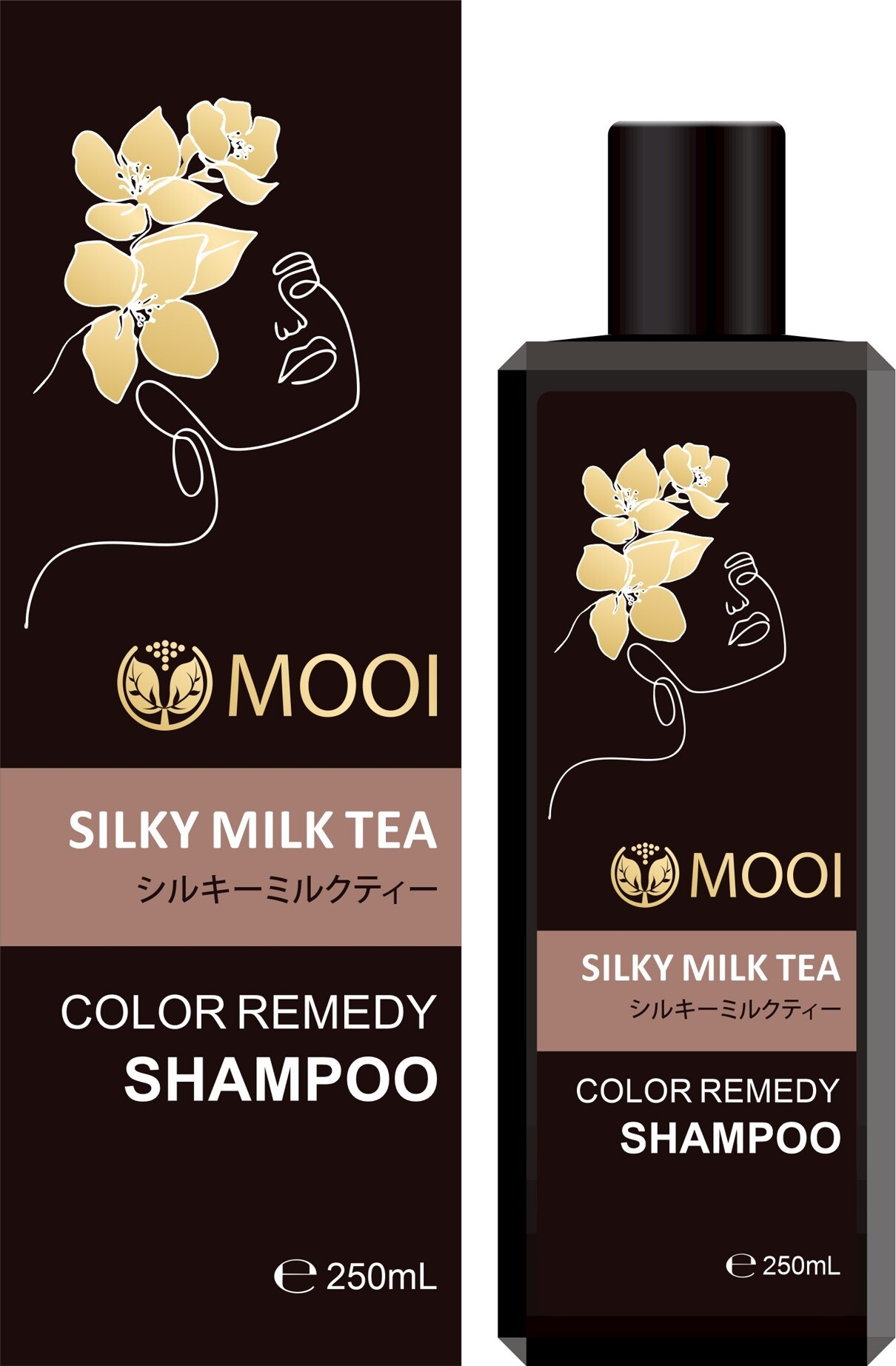 A3 MOOI 靚采補色洗髮露 250ml - 絲滑奶茶