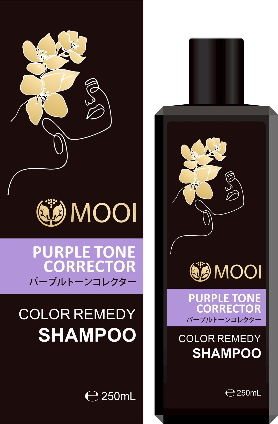 A5 MOOI 靚采補色洗髮露 250ml - 紫調校色