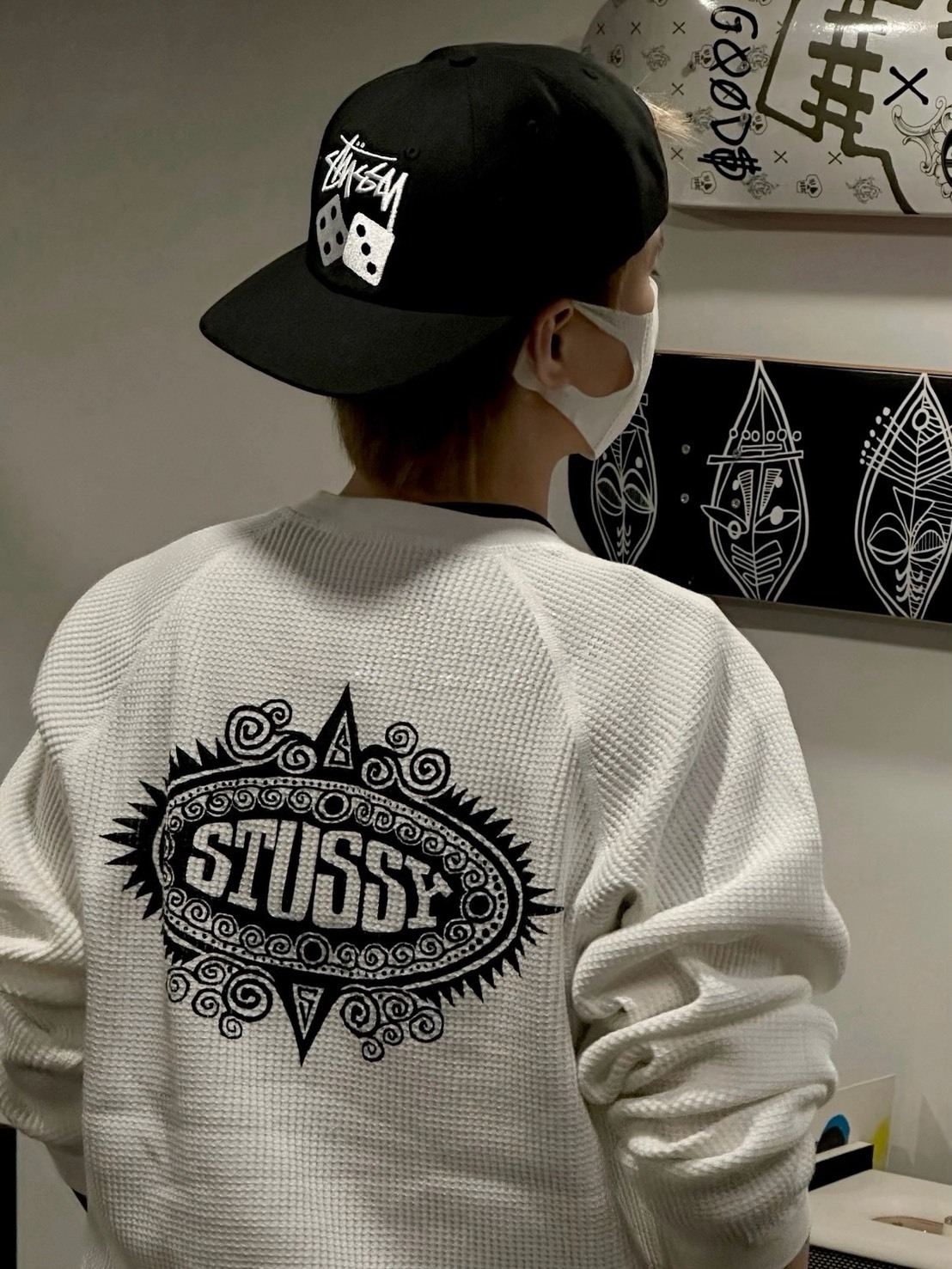 <配量有限❗今晚調漲> STUSSY 華夫格 25SS新版薄長袖