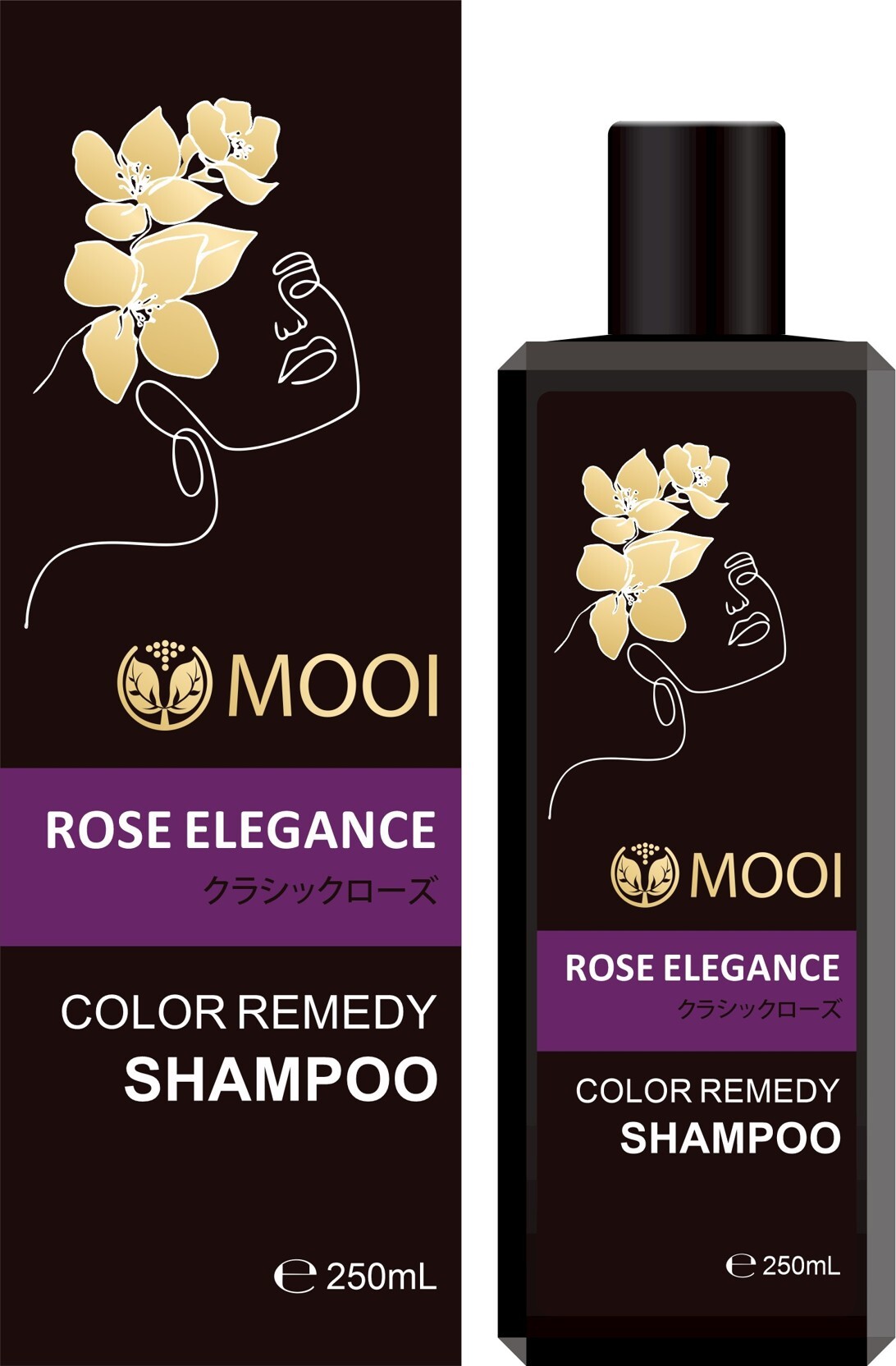 A7 MOOI 靚采補色洗髮露 250ml - 玫瑰雅韻