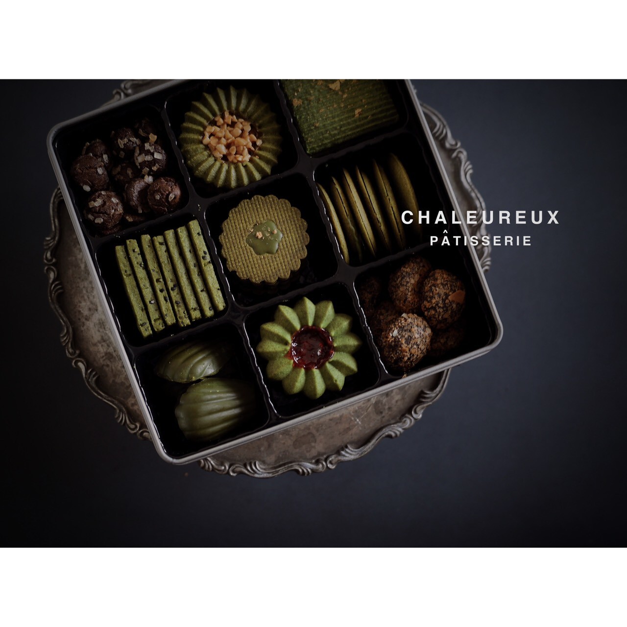 ｜小山園雙茶鐵盒餅乾｜