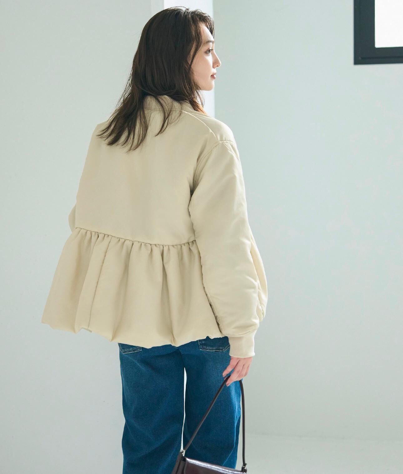 【預購】JN010903 COCA 荷葉邊下擺外套