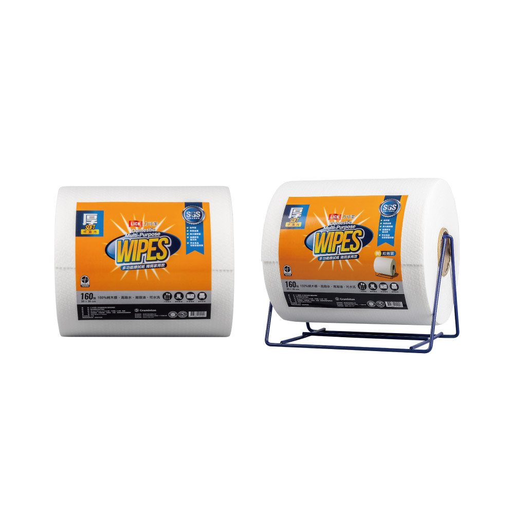 多功能擦拭紙-家用款(超取最多4捲)_力可潔