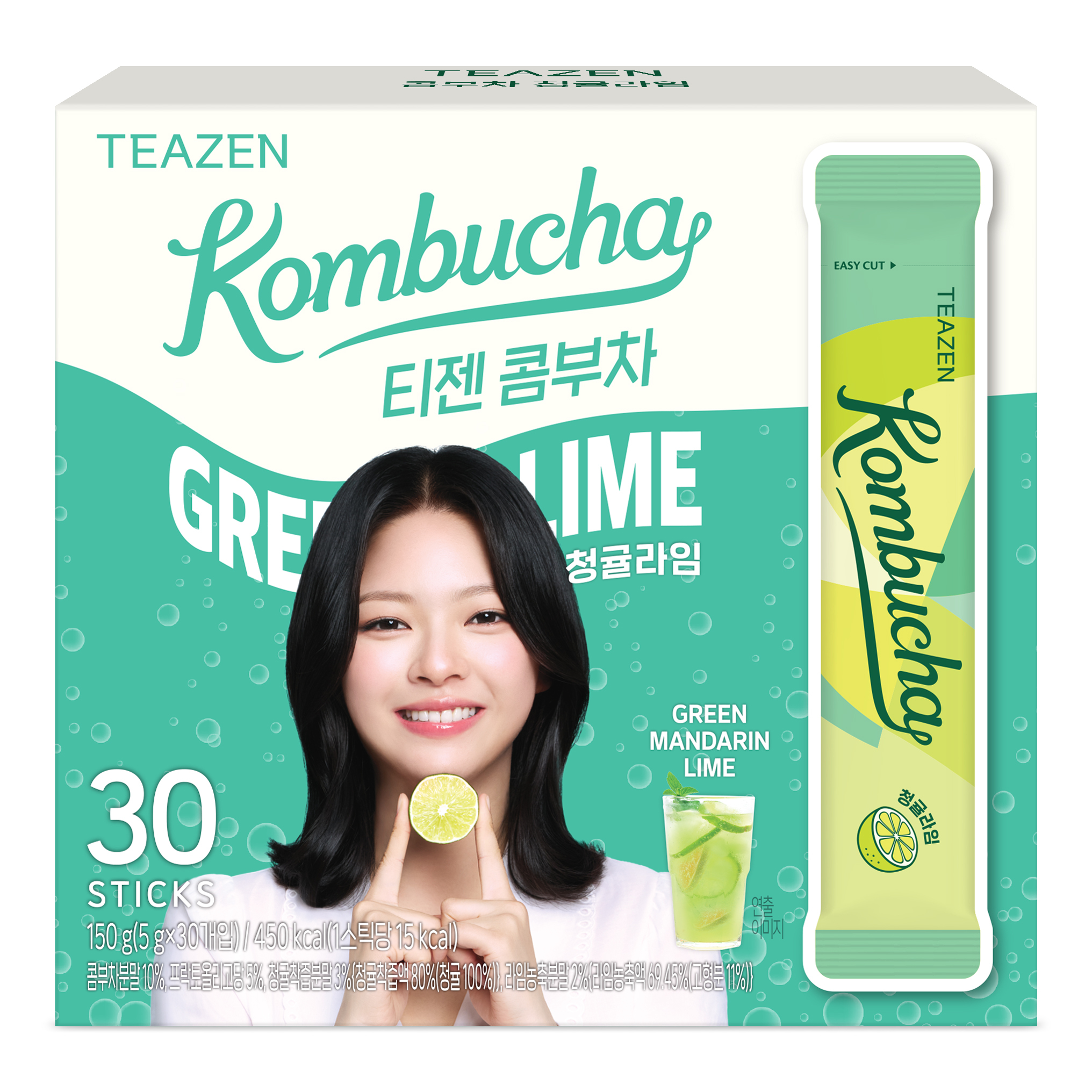 TEAZEN益生菌康普茶(青檸味) 30包 Twice 限定版