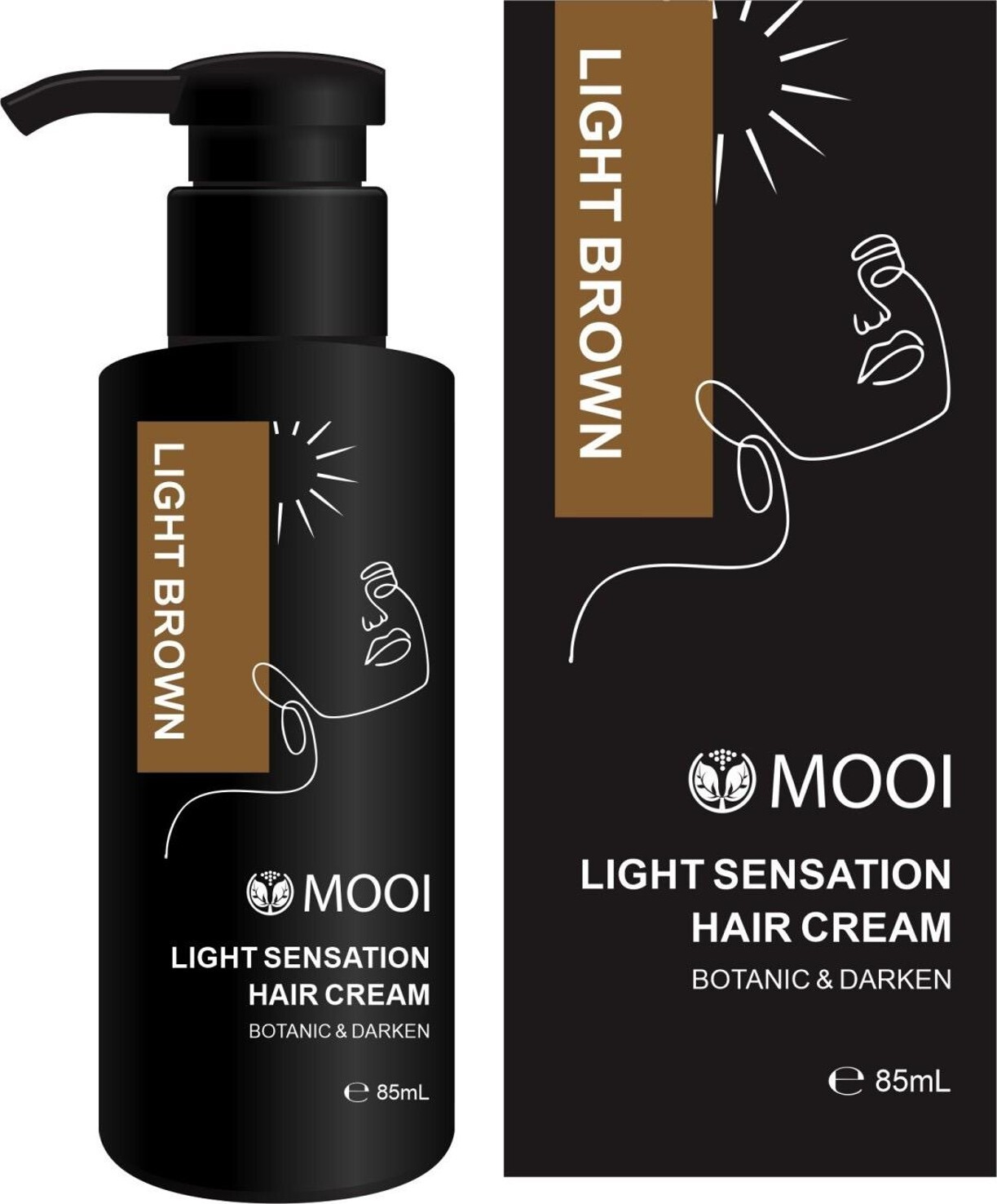 A17 MOOI 光感離子補色霜 85ml - 自然棕