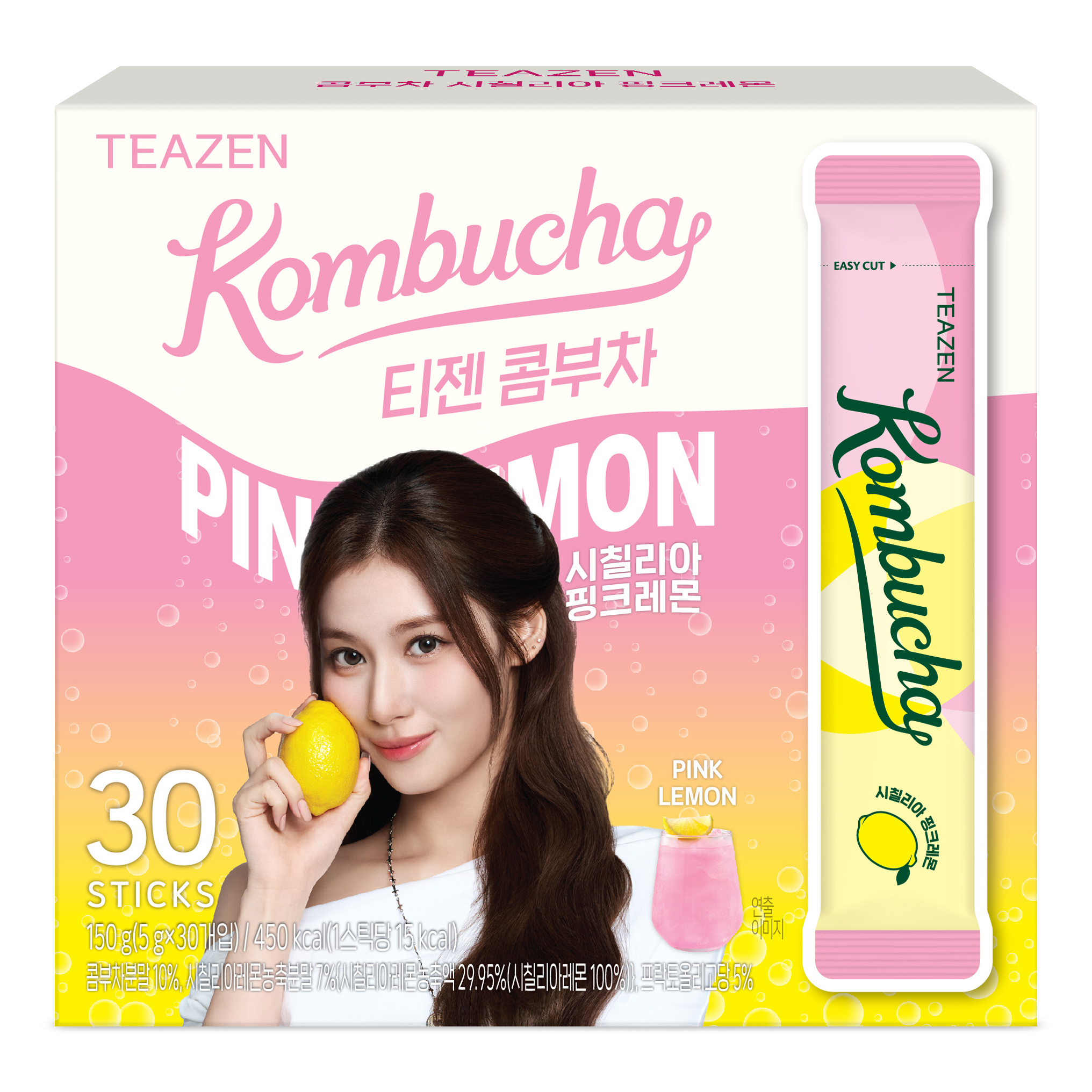 TEAZEN益生菌康普茶(西西里檸檬味) 30包 Twice 限定版