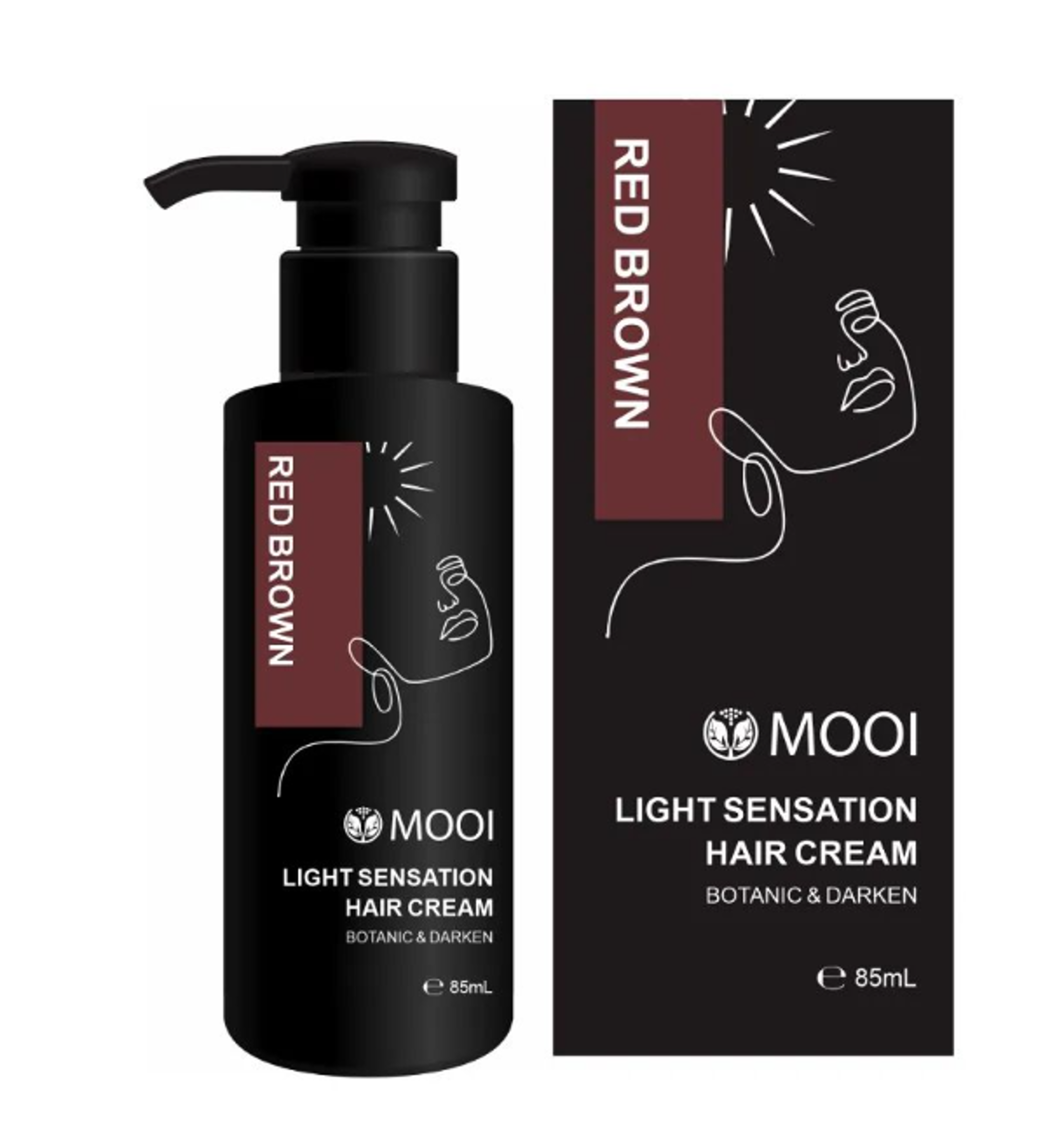 A19 MOOI 光感離子補色霜 85ml - 自然栗