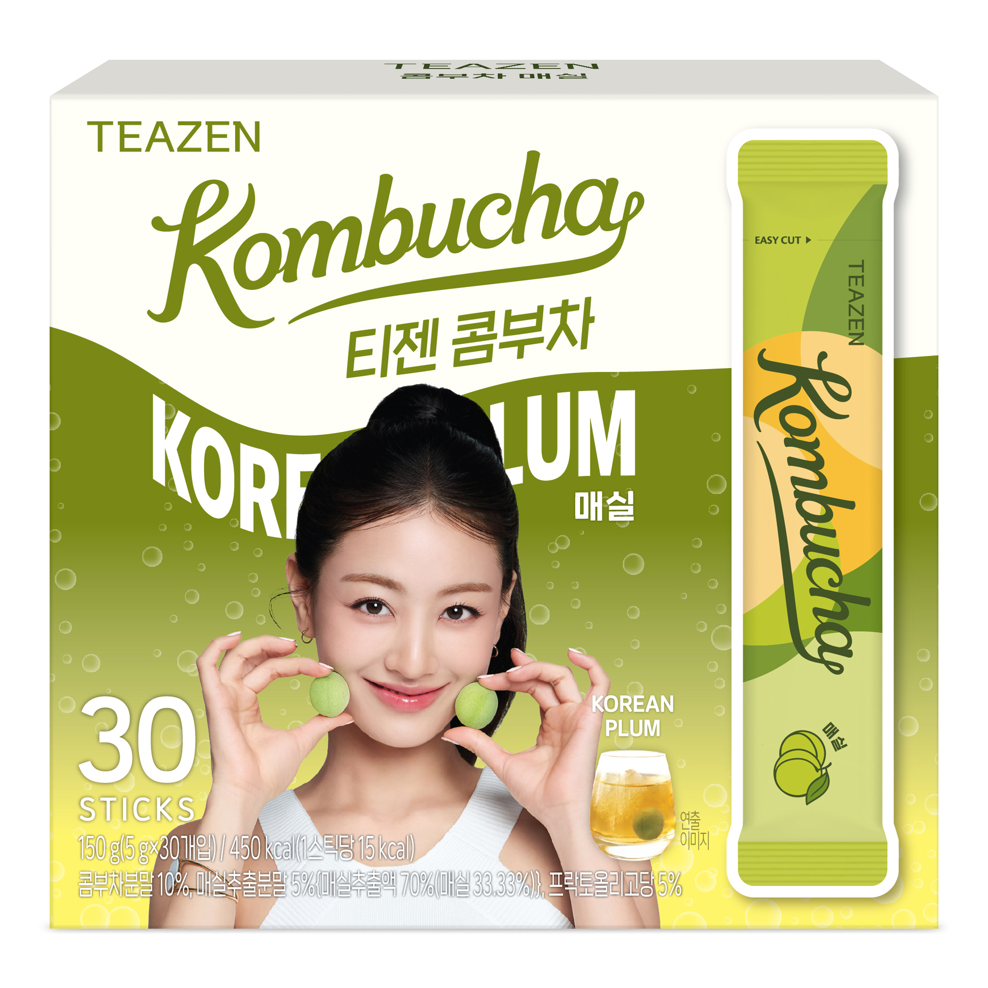 TEAZEN益生菌康普茶(韓國梅味) 30包 Twice 限定版