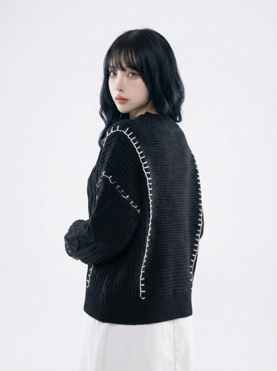 ODO 冷衫 針織麻花 TOP