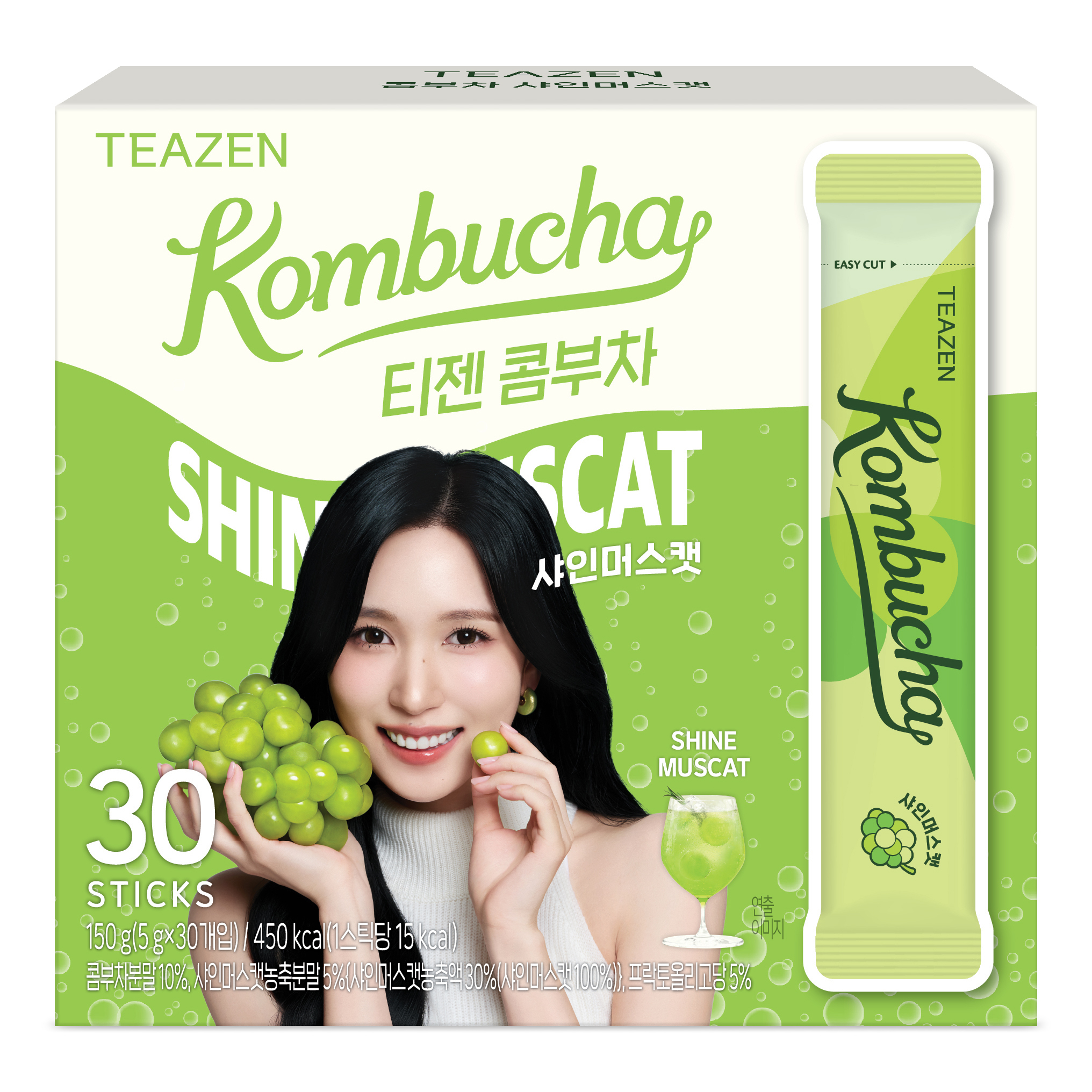 TEAZEN益生菌康普茶(香印青提味) 30包 Twice 限定版