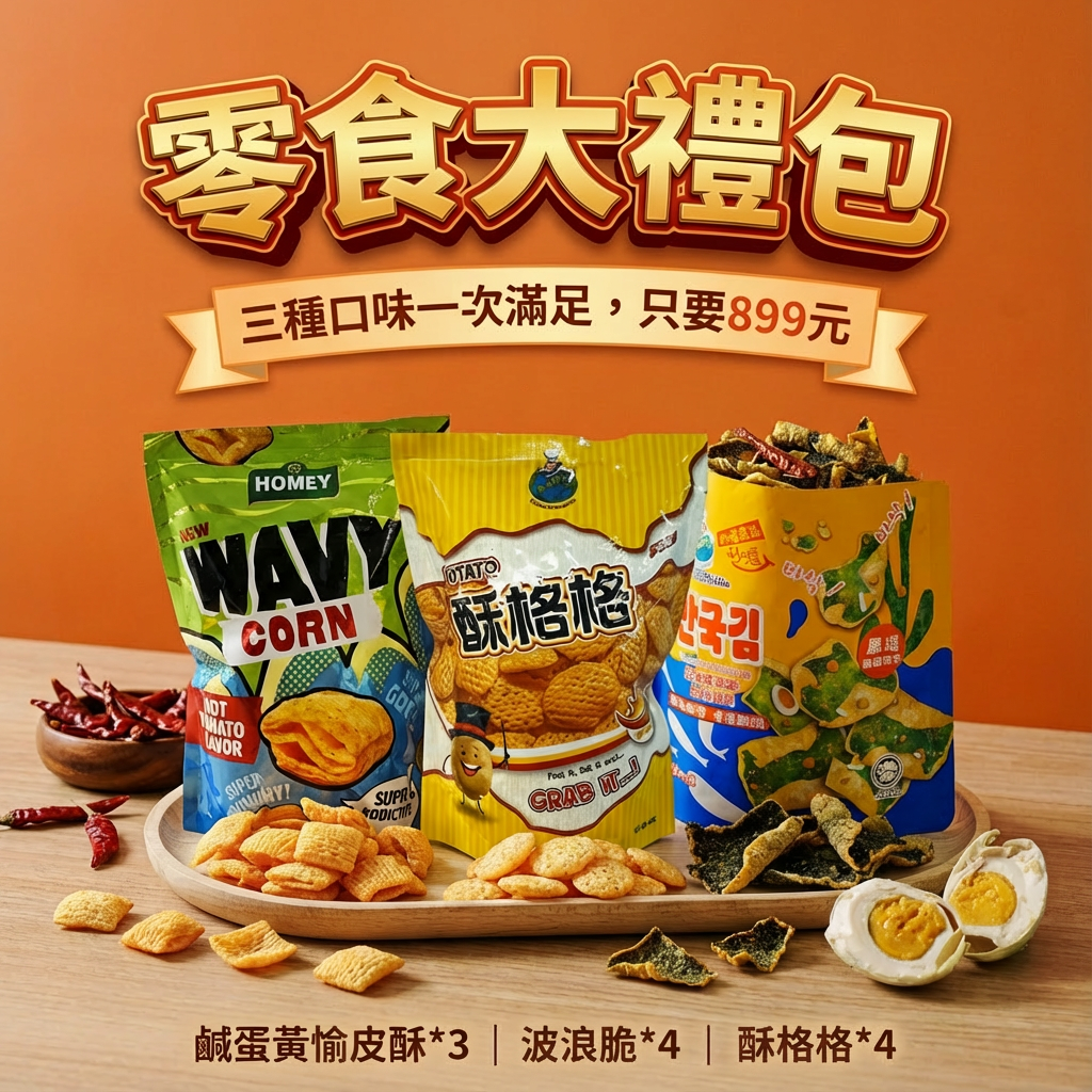 超值餅乾大禮包8+3組【全台免運】