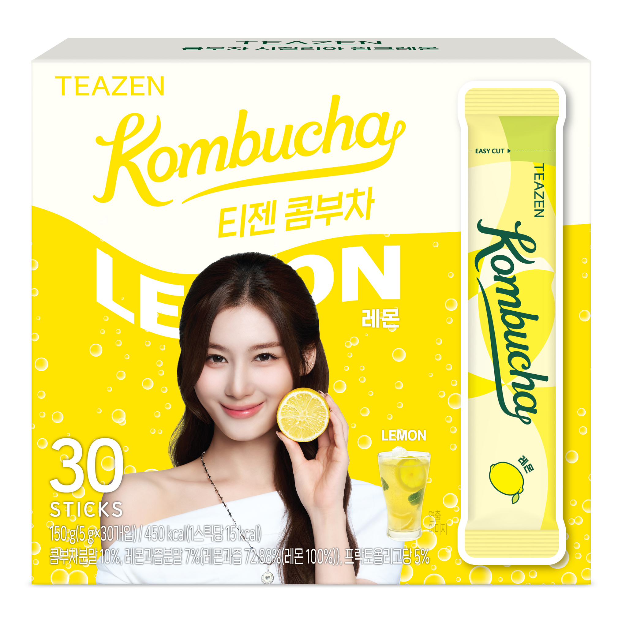 TEAZEN益生菌康普茶(檸檬味) 30包 Twice 限定版