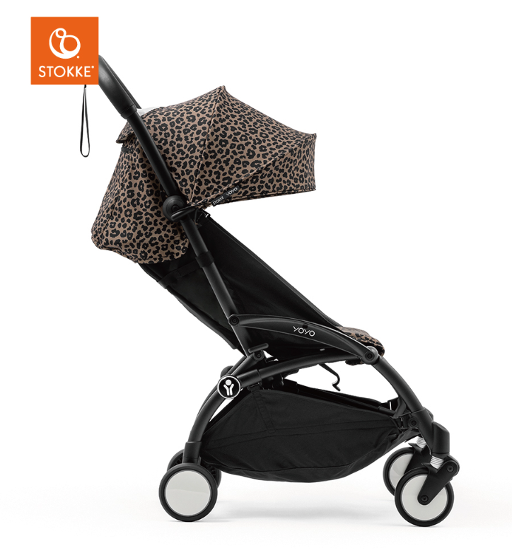 Stokke YOYO³ 6+推車套件組合 - 狂野系列_豹紋