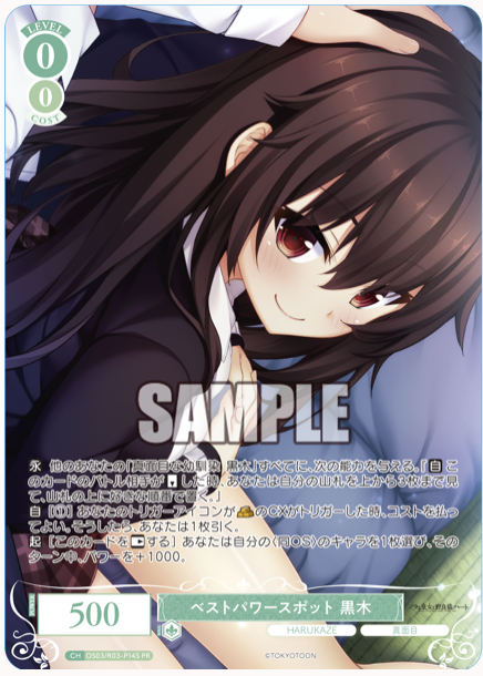 【OS03/R03-P14 PR】ベストパワースポット 黒木