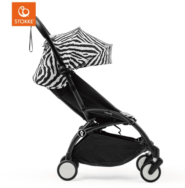 Stokke YOYO³ 6+推車套件組合 - 狂野系列_斑馬
