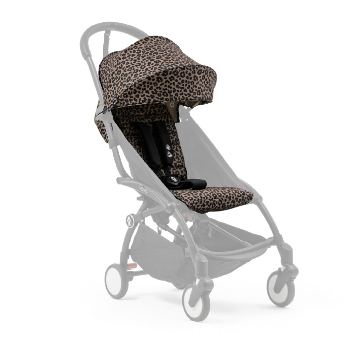 Stokke YOYO³ 6+顏色布件 - 狂野系列_豹紋/斑馬