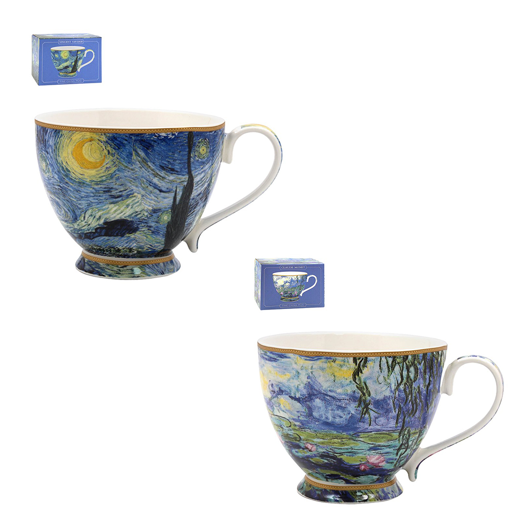 【LESSER & PAVEY 】Monet／Van Gogh 麥片杯