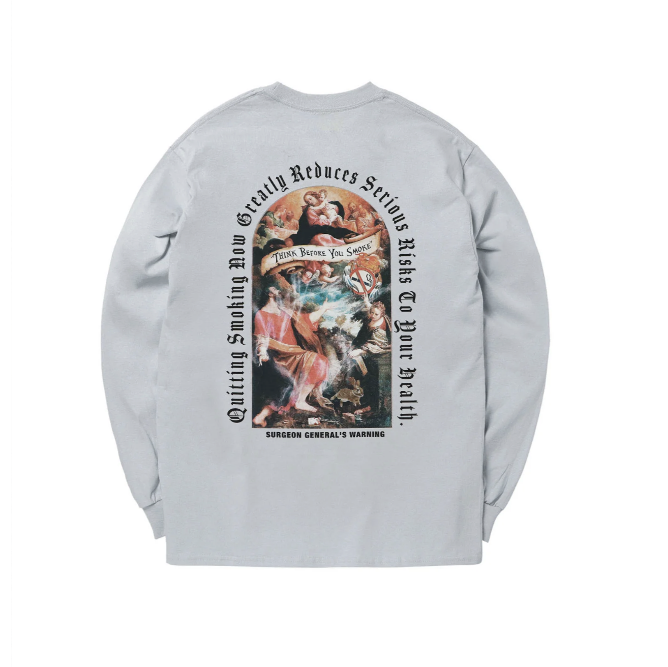 【#FR2】1月連線更新 THINK BEFOR YOU SMOKE Garment Dye Long-Sleeve T-shirt