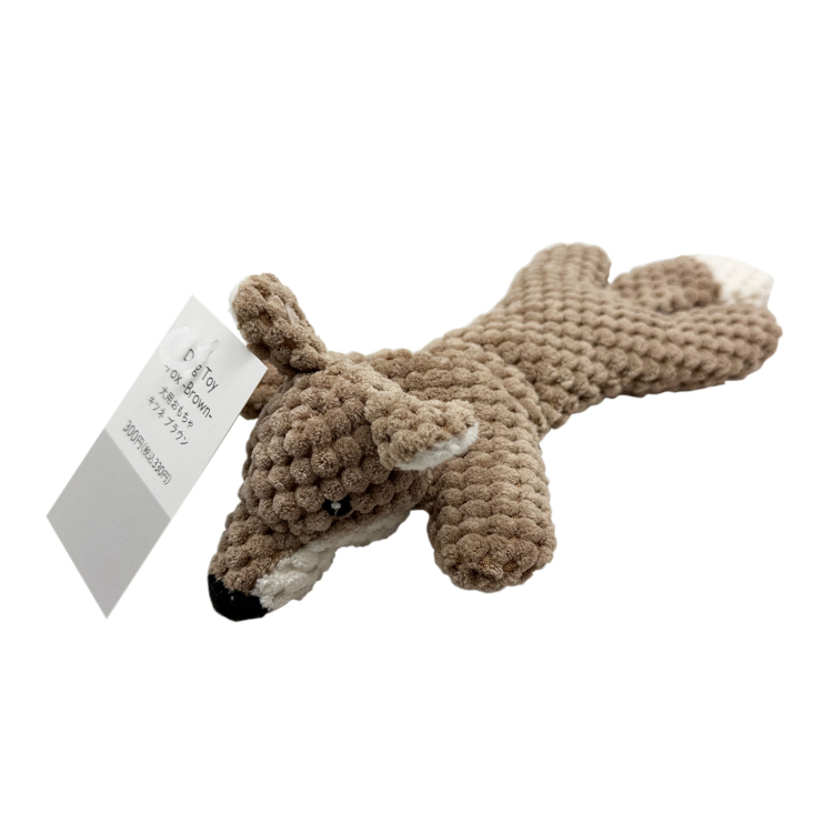 TP 犬用玩具/棕色狐狸