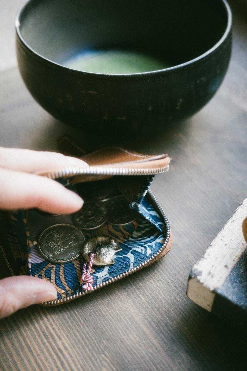 中川政七日本製真鍮福貓招財懷中御守