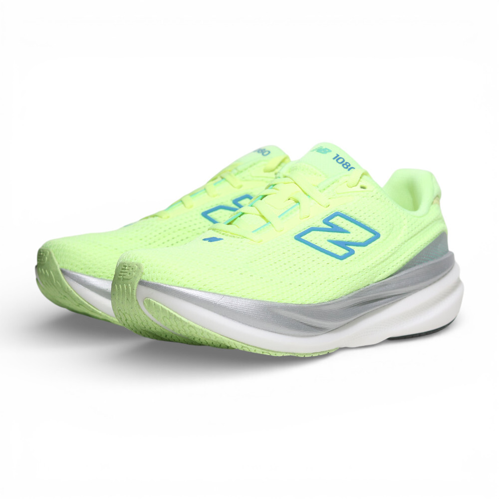 NEW BALANCE 慢跑鞋 NB1080 V15 螢光綠 寬楦 運動 女 W108099D