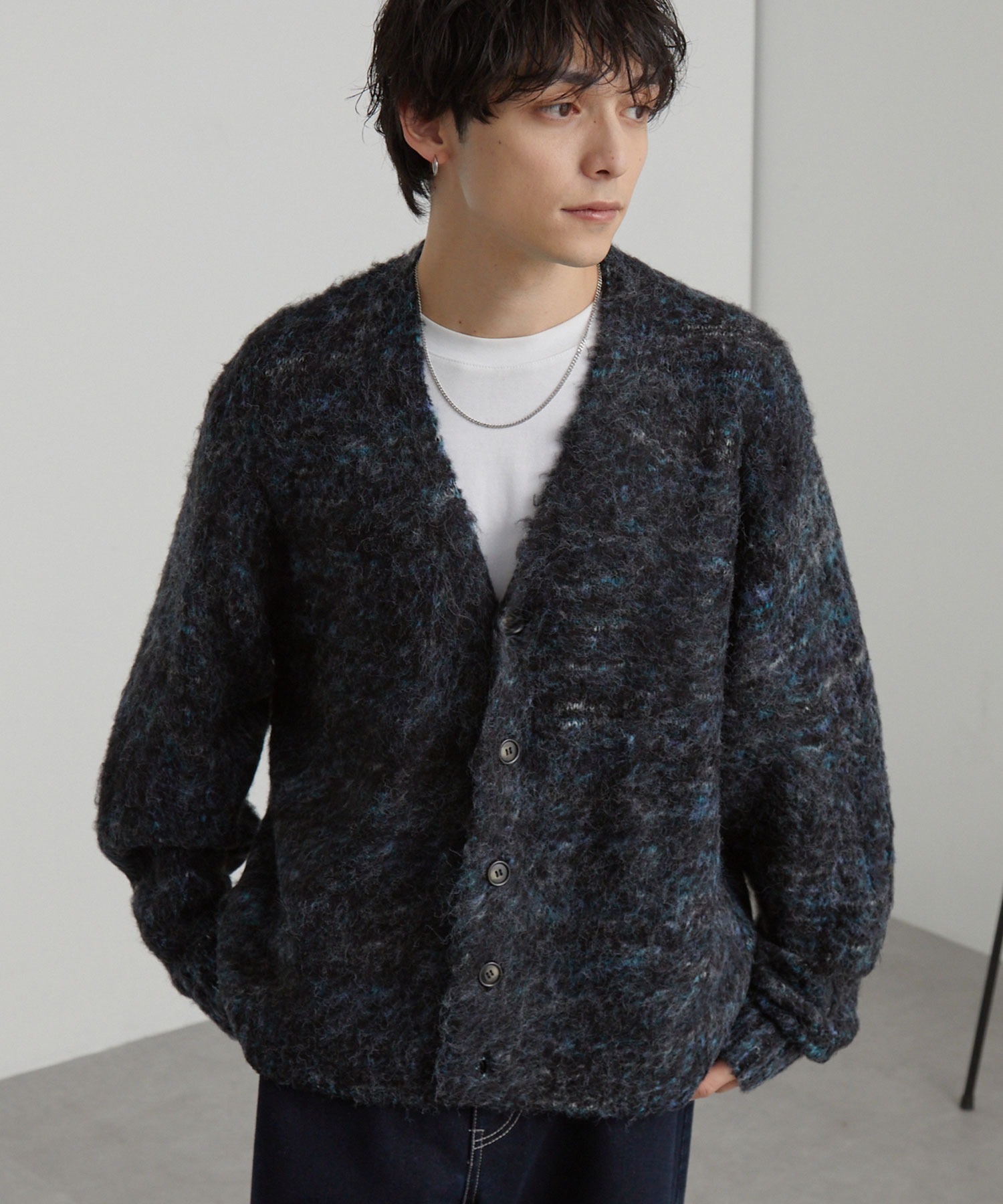 <年前大折扣🧨>日本 Mono Mart 混色 針織 寬鬆 開襟 外套 四色