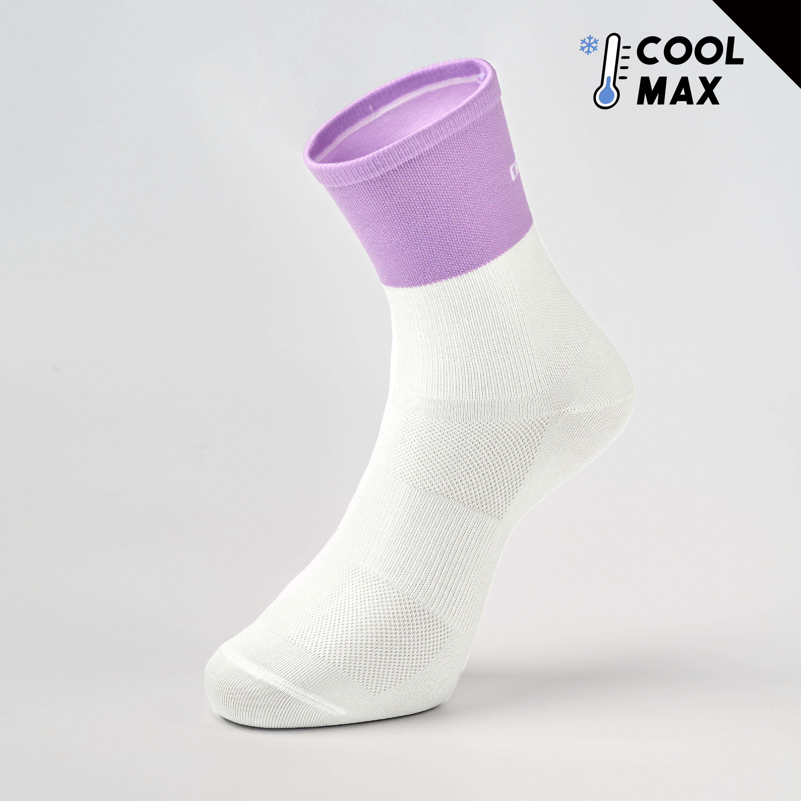 Deuce 機能自行車襪〈淺紫〉