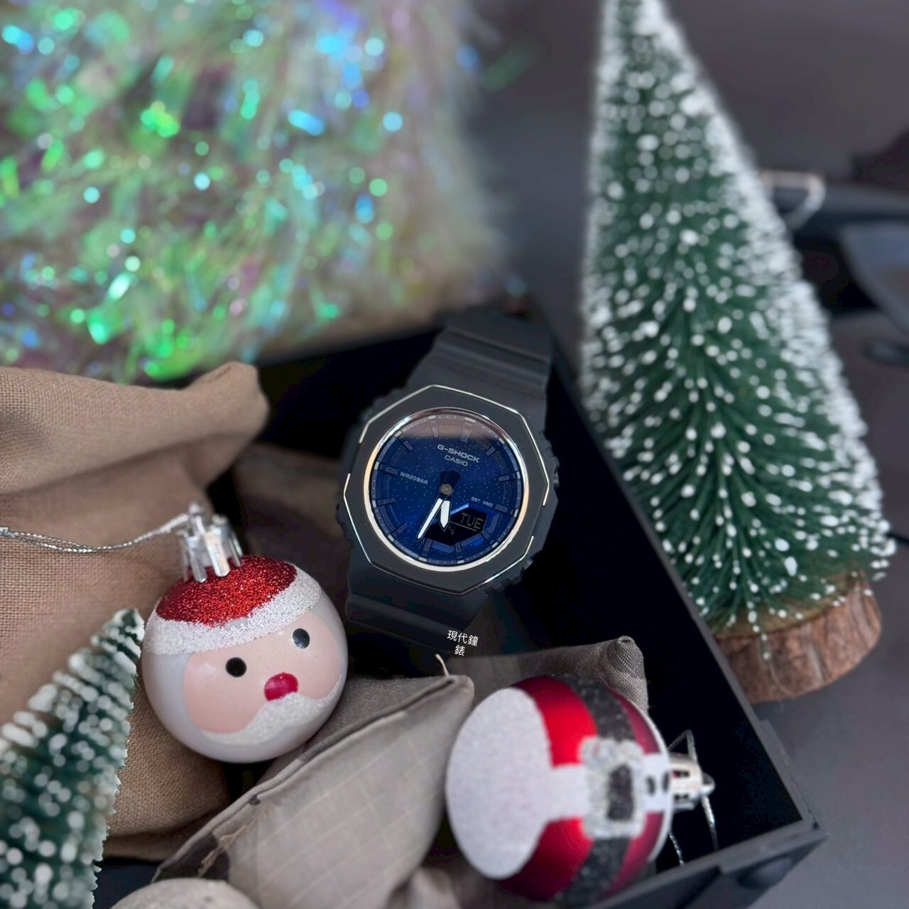 【G-SHOCK】WOMEN八角形雙顯錶GMA-P2110SC-2A 40.5mm現代鐘錶