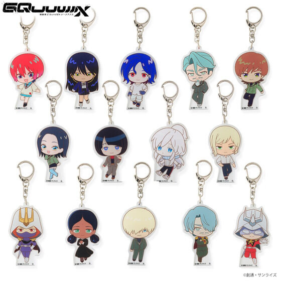 244399 Pbandai 預訂 2026/3月 機動戦士Gundam GQuuuuuuX デフォルメアクリルチャーム全種セット