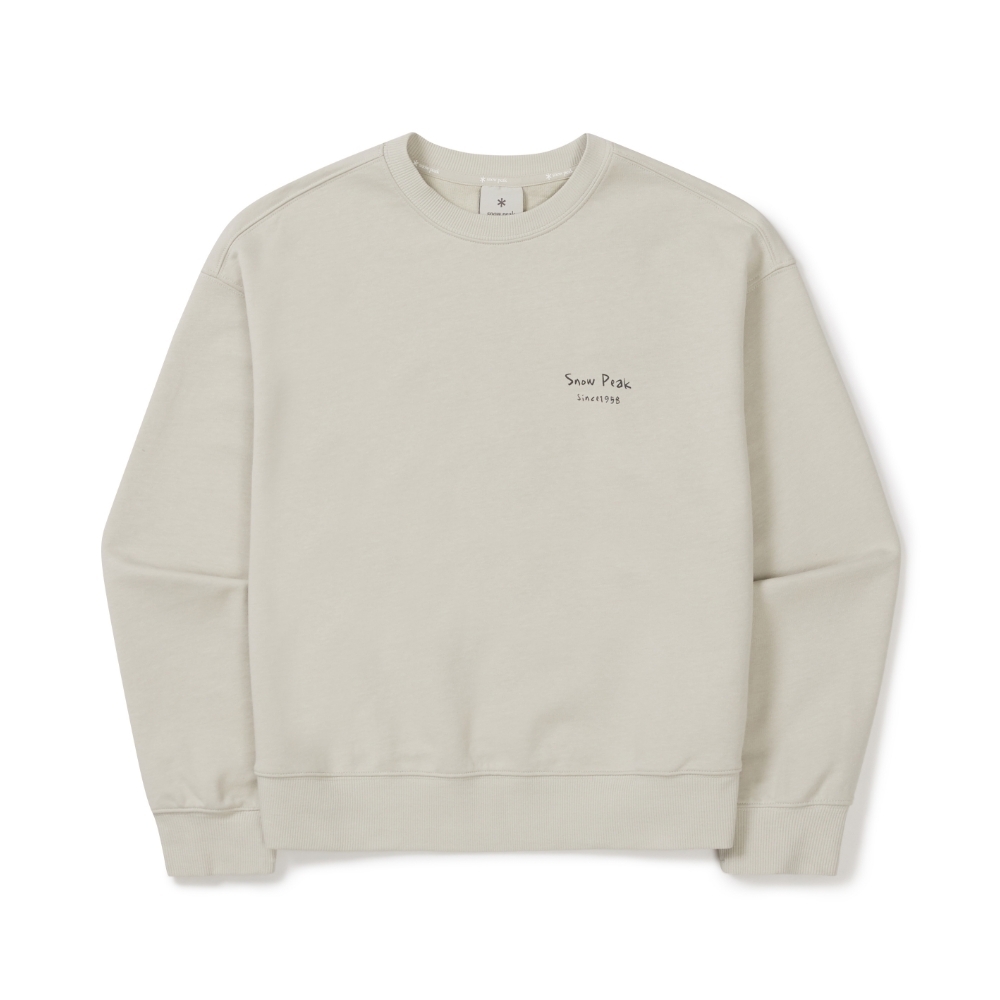 Snow Peak 女款園藝圖樣半短版圓領衛衣 S26SWF-HT53