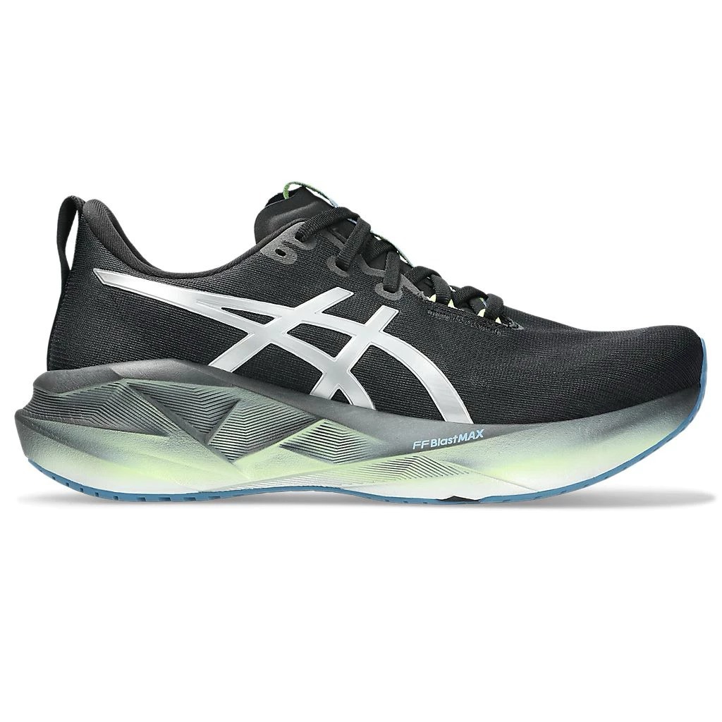 男鞋 ASICS NOVABLAST 5 LUXE 黑綠 白金系列 彈力 緩震 耐磨 拉環 運動 慢跑鞋【1011C031-001】
